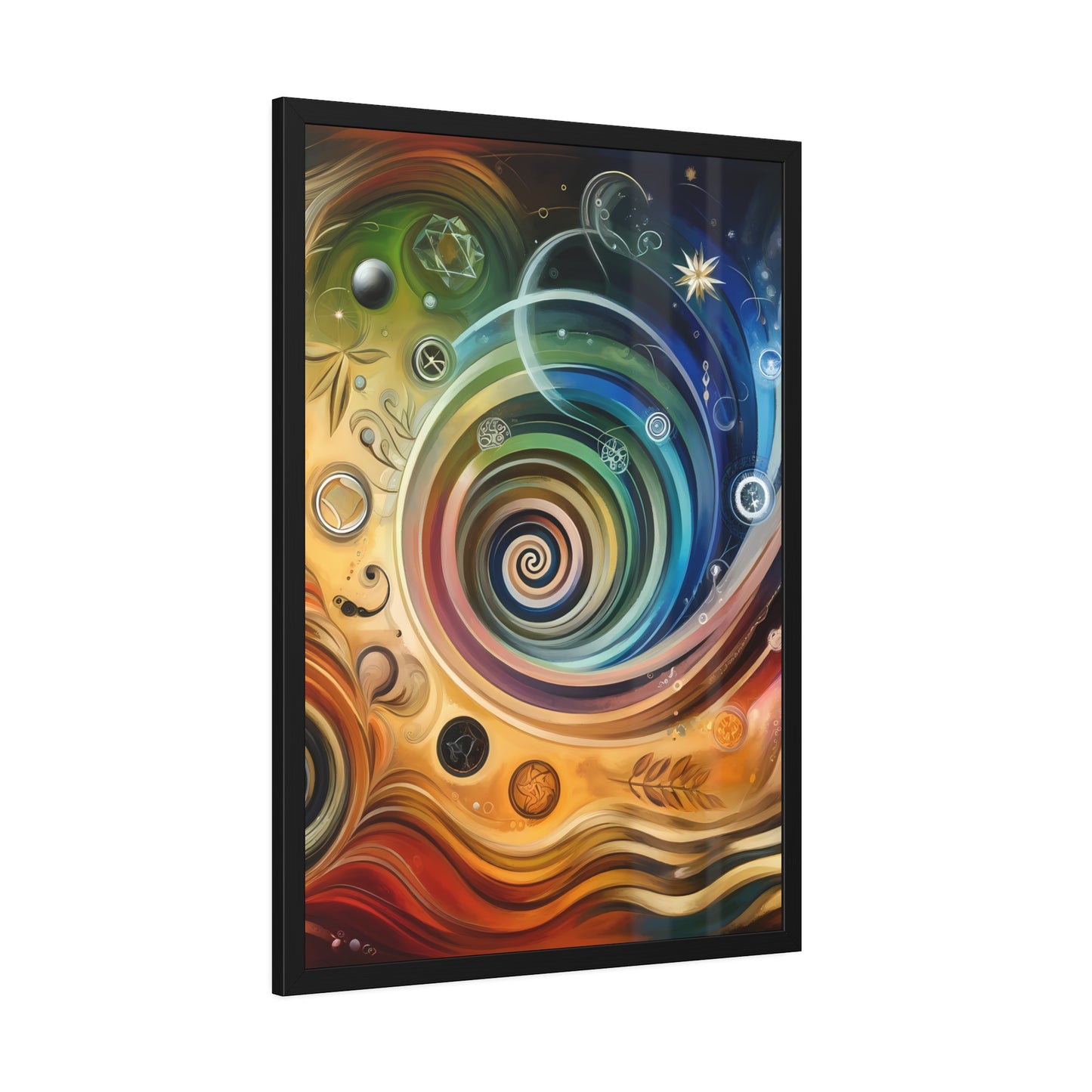 Framed Artwork - Swirlo