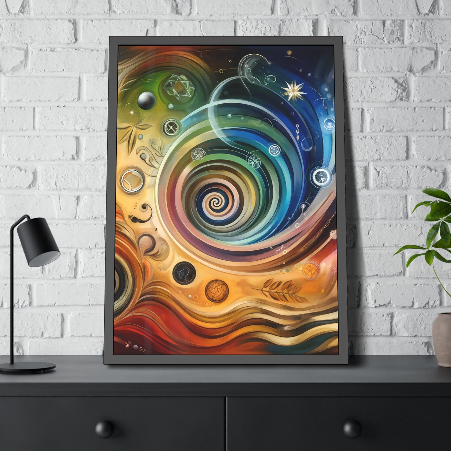 Framed Artwork - Swirlo