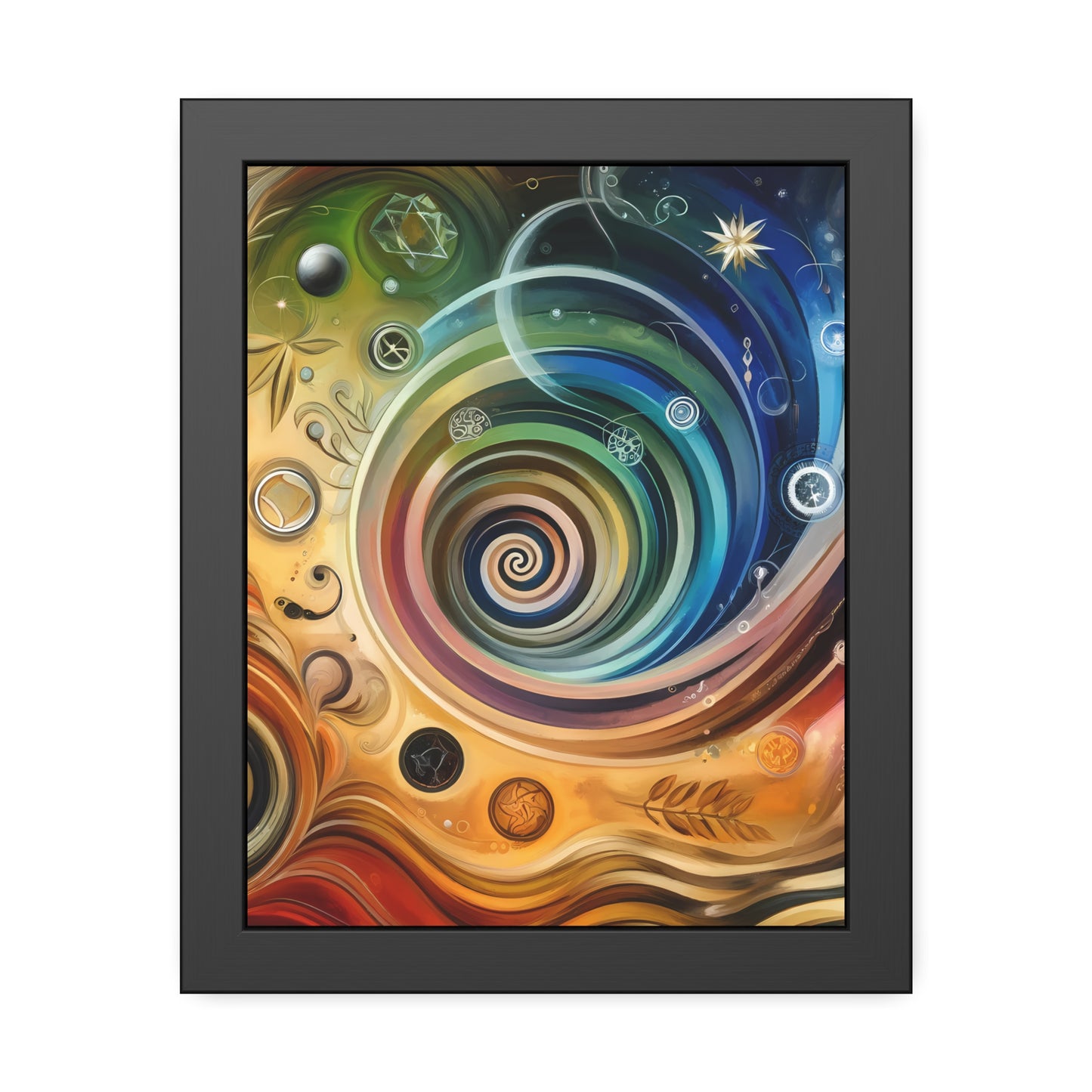 Framed Artwork - Swirlo