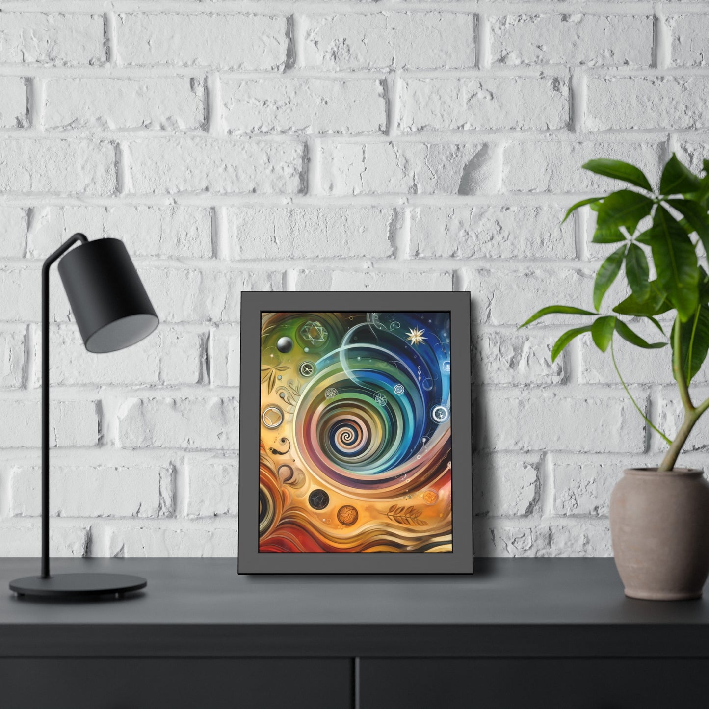 Framed Artwork - Swirlo