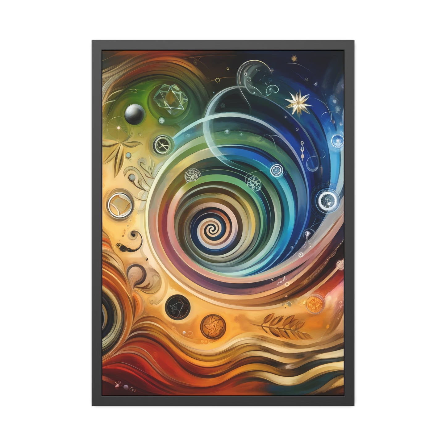 Framed Artwork - Swirlo